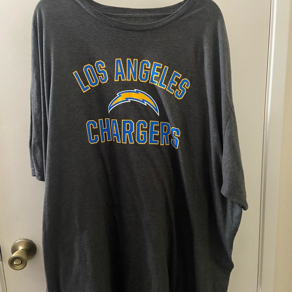 Los Angeles Chargers Gray T-Shirt 5XL